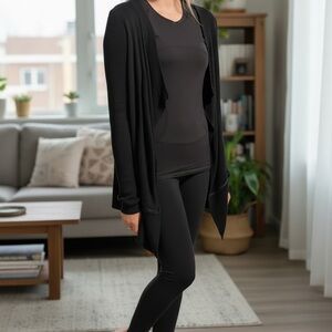 🖤 Lululemon Ribbed Draped Cardigan — Size 4